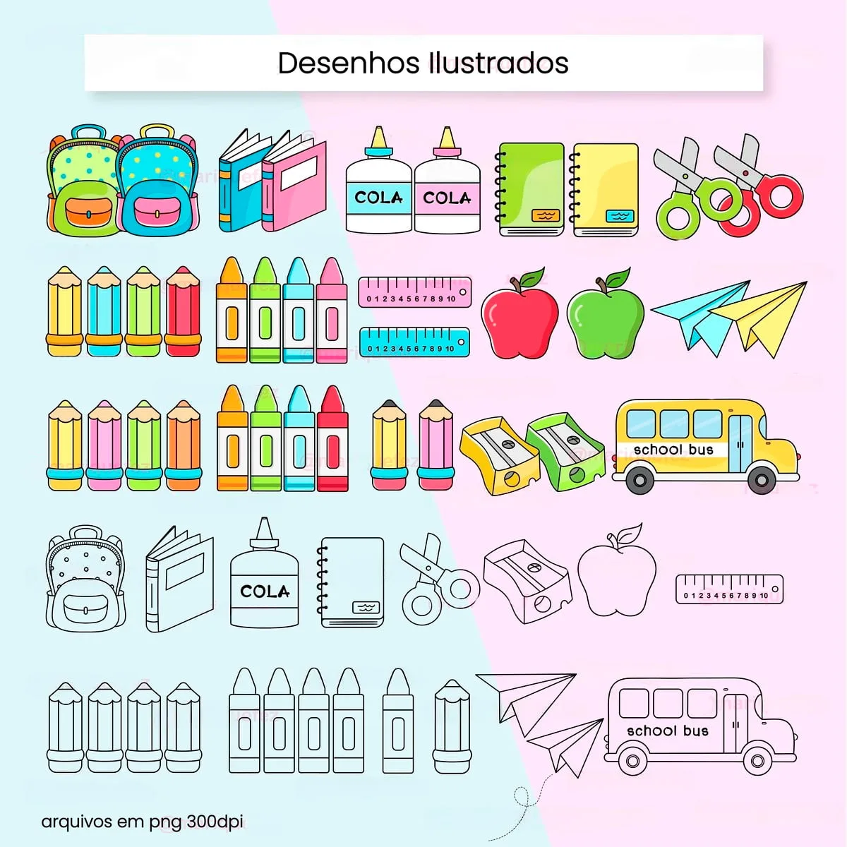 Artes e Figuras Volta às Aulas 2024 Meninos e Meninas Fofas 9 Artes e Figuras Volta às Aulas 2024 Meninos e Meninas Fofas
