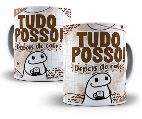Artes Flork Sublimação Caneca Café 24 Arquivos Editáveis