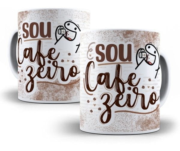 Artes Flork Sublimação Caneca Café 24 Arquivos Editáveis