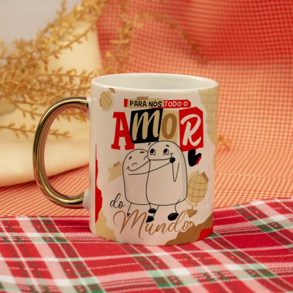 Artes para Caneca de Namorados: Humor e Paixão em JPG