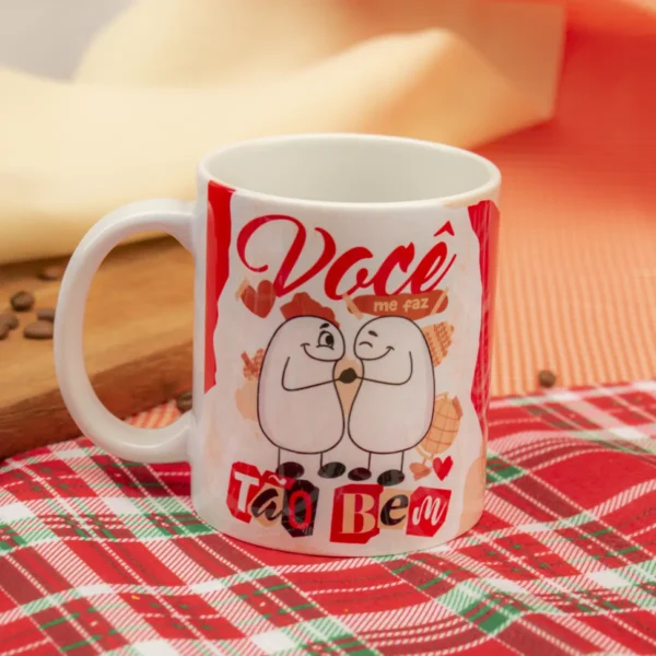 Artes para Caneca de Namorados: Humor e Paixão em JPG