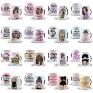 Artes Para Caneca Dia Das Mulheres Em Cdr E Png 80 Artes