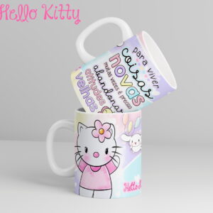 artes para caneca hello kitty em png e corel
