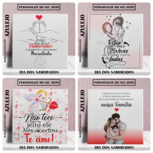 Artes para Sublimação: Especial Dia dos Namorados Corel Draw