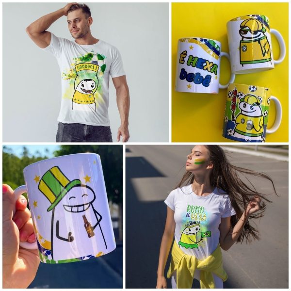 Artes Prontas Caneca Copa Do Mundo 2022 Flork Brasil