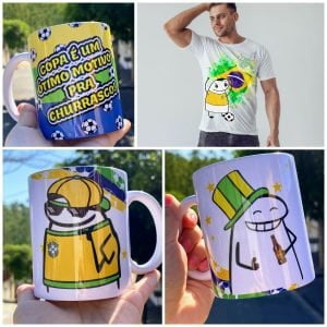Artes Prontas Caneca Copa Do Mundo 2022 Flork Brasil
