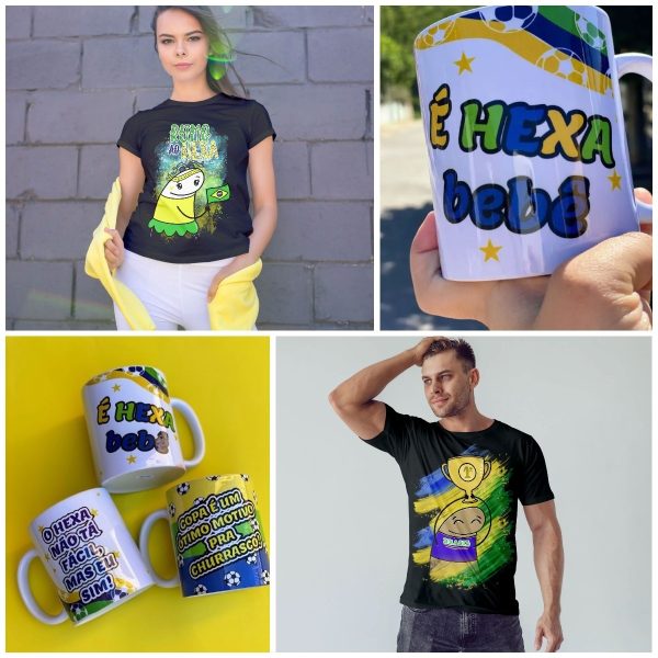 Artes Prontas Caneca Copa Do Mundo 2022 Flork Brasil