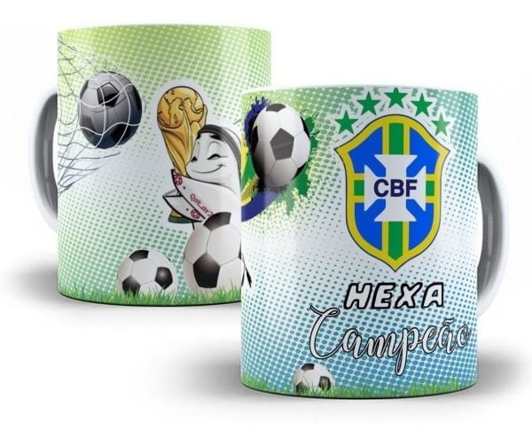 Artes Sublimação Caneca Copa Do Mundo Editáveis Psd E Cdr