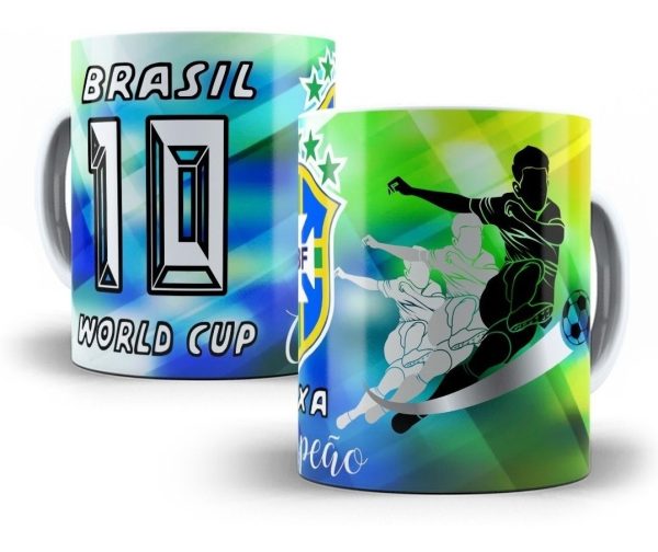Artes Sublimação Caneca Copa Do Mundo Editáveis Psd E Cdr