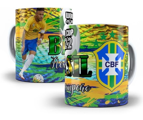 Artes Sublimação Caneca Copa Do Mundo Editáveis Psd E Cdr