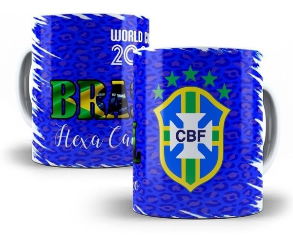Artes Sublimação Caneca Copa Do Mundo Editáveis Psd E Cdr