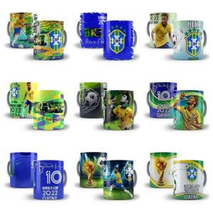 Artes Sublimação Caneca Copa Do Mundo Editáveis Psd E Cdr