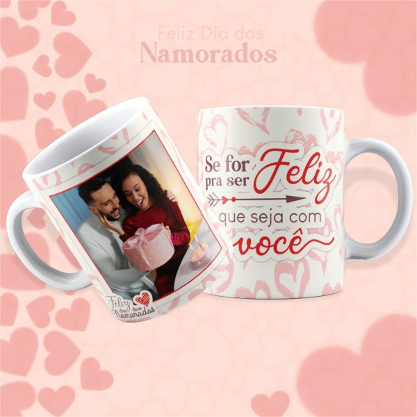 Artes Sublimação Caneca Namorados 2023 Editável Corel Draw
