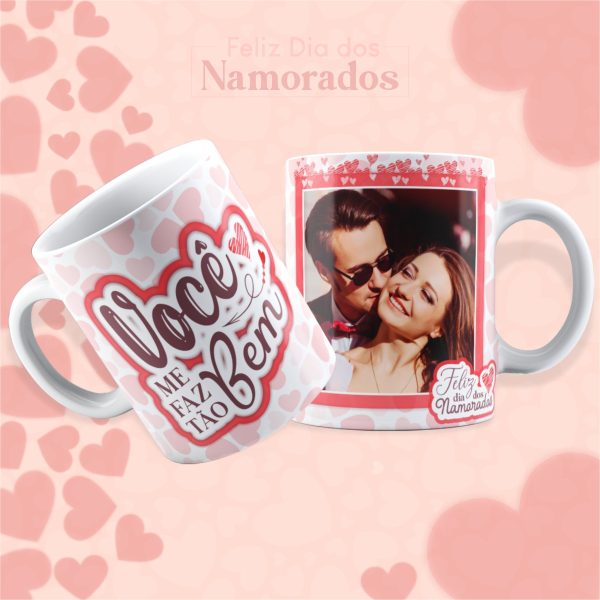 Artes Sublimação Caneca Namorados 2023 Editável Corel Draw