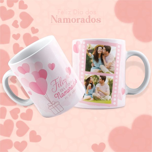Artes Sublimação Caneca Namorados 2023 Editável Corel Draw