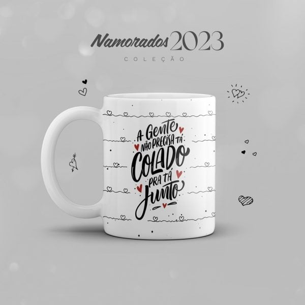 Artes Sublimação Caneca Namorados 2023 Love Lettering Jpg