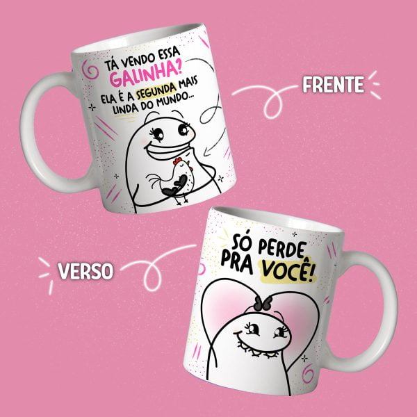 Artes Sublimação Canecas Flork Amigas Frases Dia do Amigo