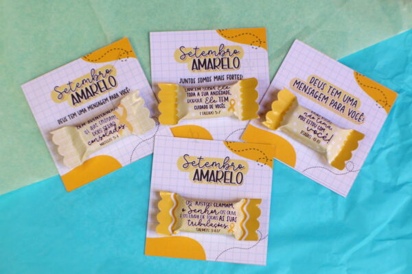 Balinha e Card Setembro Amarelo 2023- Arquivo Digital