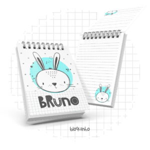Bloquinho A6 Coelho Escandinavo - Arquivo Digital