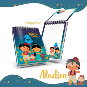 Bloquinho Anotações Aladim - Arquivo Digital