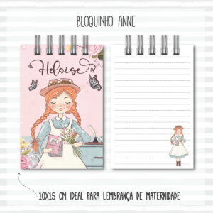 Bloquinho Anotações Anne - Arquivo Digital