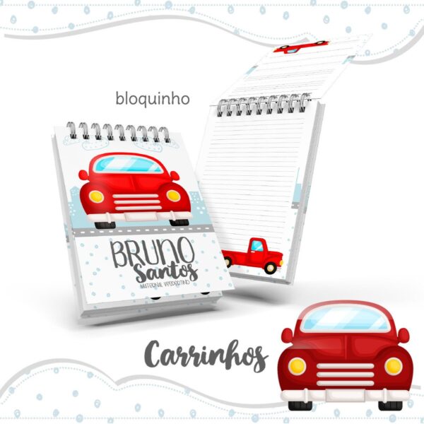 Bloquinho Anotacoes Carrinho Arquivo Digital