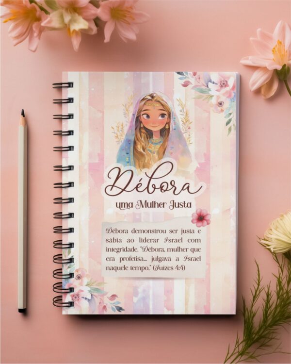 Bloquinho e Planner Devocional Digital Forte & Corajosa