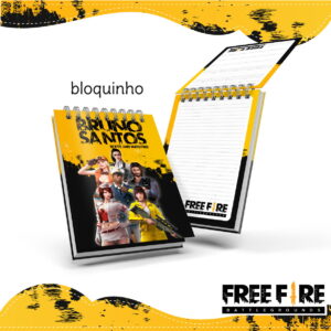bloquinho free fire para imprimir com capa e miolo