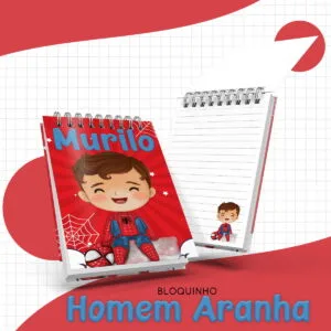 Bloquinho Homem Aranha - Arquivo Digital