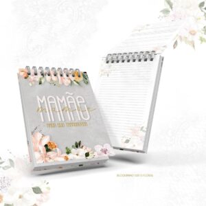 Bloquinho Mamãe Floral - Arquivo Digital
