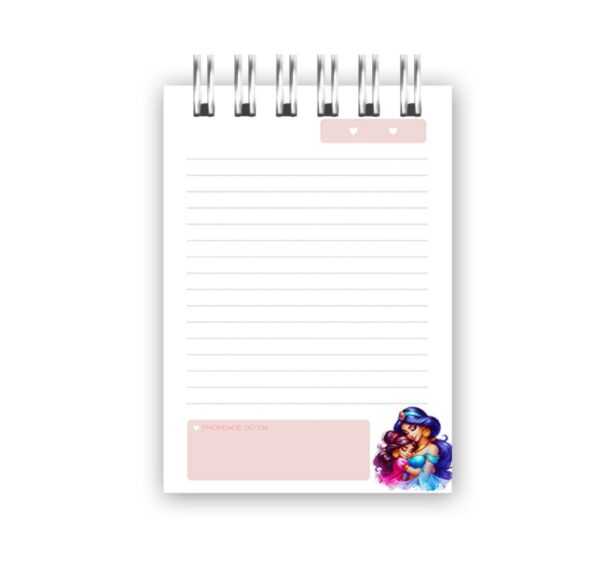 Bloquinhos Dia das Mães Princesas - Png e pdf