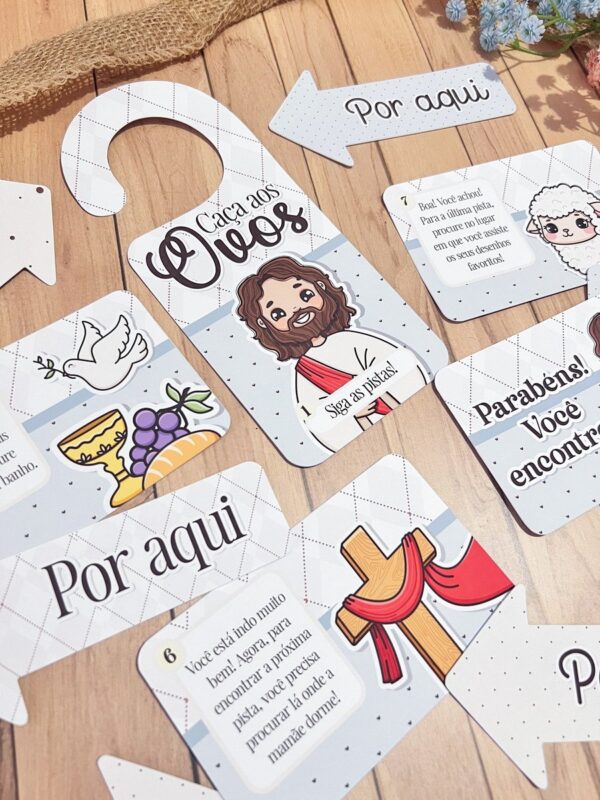 Caça aos Ovos Páscoa Cristã - Arquivo Digital