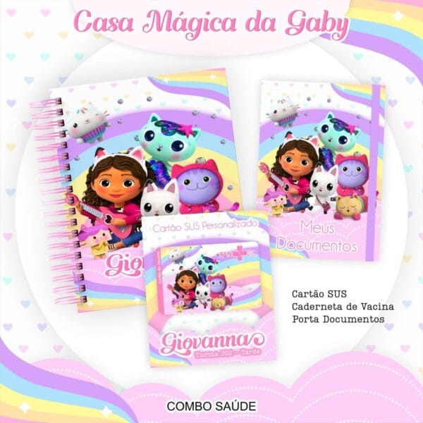 Caderneta de Saúde a Casa Mágica da Gabby - Arquivo Digital