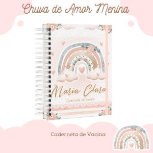Caderneta de Saúde Chuva de Amor Menina - Arquivo Digital