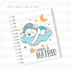 caderneta de saude digital ursinho sonhador para imprimir