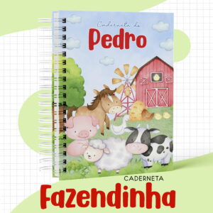 caderneta de saude fazendinha menino em arquivo digital