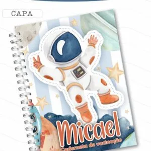 Caderneta de Vacina Astronauta Menino - Arquivo Digital 14 Caderneta de Vacina Astronauta Menino - Arquivo Digital