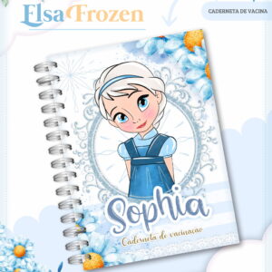 Caderneta de Vacina Elsa Frozen - Arquivo Digital