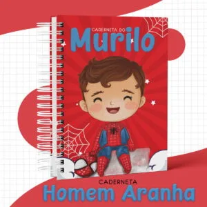 Caderneta de Vacina Homem Aranha Menino - Arquivo Digital