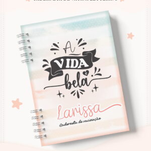 caderneta de vacina lettering para personalizar