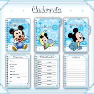 Caderneta de Vacina Mickey Baby - Arquivo Digital
