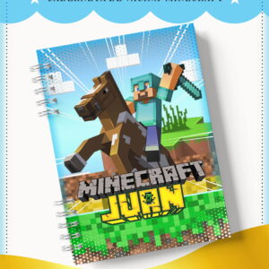 caderneta de vacina minecraft kit digital para imprimir 5