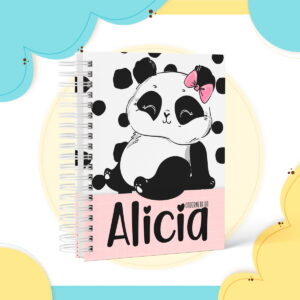 Caderneta de Vacina Panda Menina - Arquivo Digital
