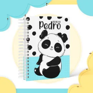 Caderneta de Vacina Panda Menino - Arquivo Digital