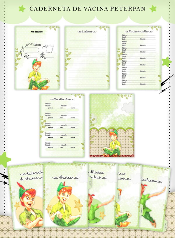 Caderneta de Vacina Peter Pan - Arquivo Digital