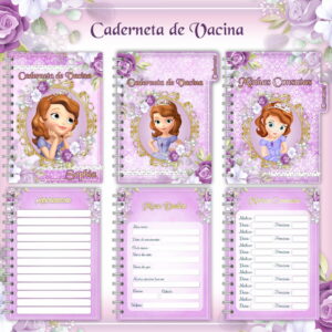 caderneta de vacina princesinha sophie em arquivo digital