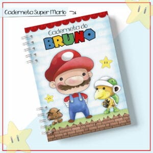 Caderneta de Vacina Super Mario Cute - Arquivo Digital