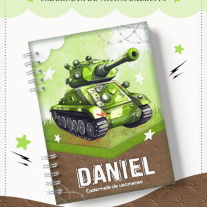 caderneta de vacina tema militar em pdf para imprimir