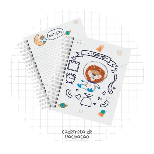 Caderneta de Vacinação Astronauta Animais - Arquivo Digital
