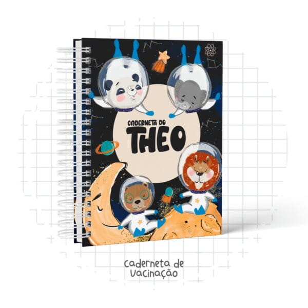 Caderneta de Vacinação Astronauta Animais - Arquivo Digital